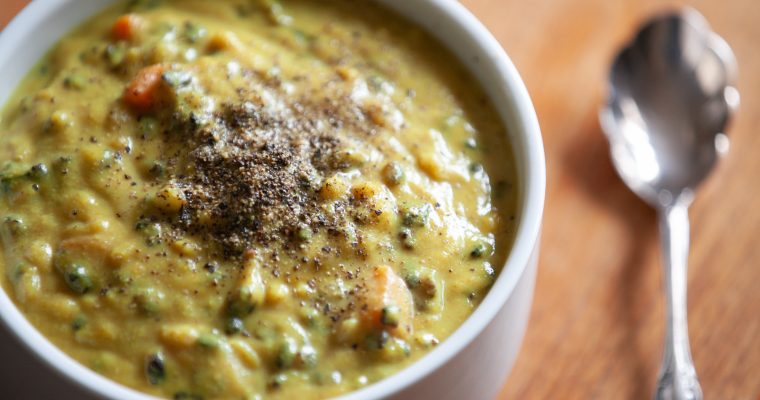 Cauliflower soup with Wild Rice