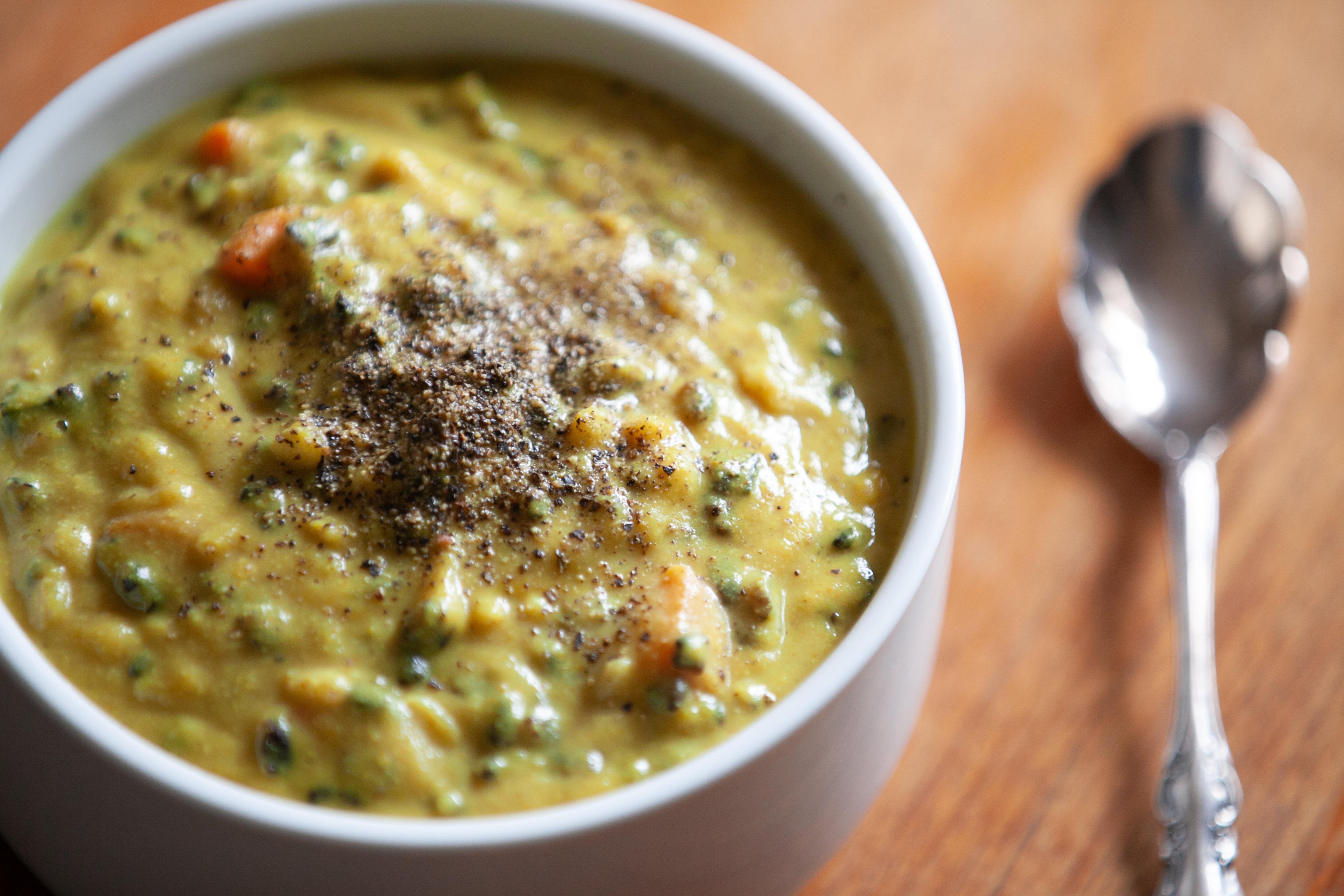 Cauliflower soup with Wild Rice